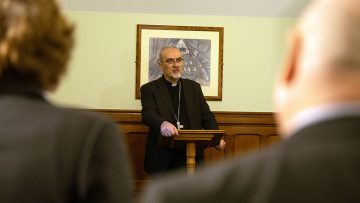 “Hope is a daughter of faith,” Patriarch tells parliamentarians about violence and war in the Holy Land